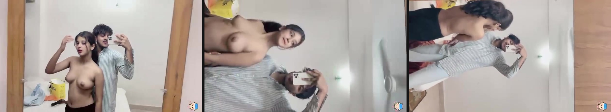 19-year-old nude Bangla girl exposes her boobs on camera