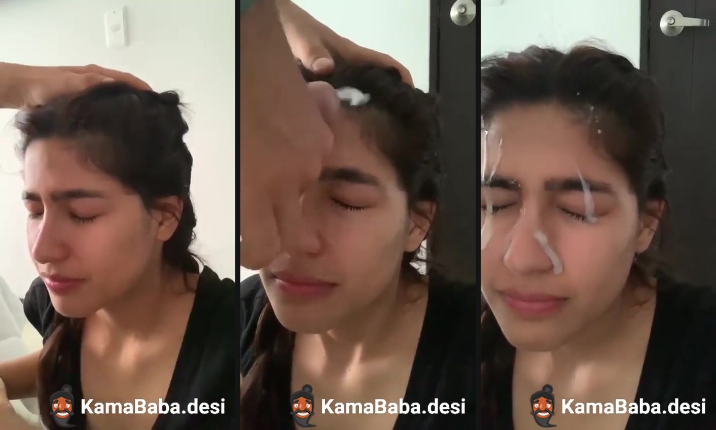 Beautiful desi girl with thick facial cumshots