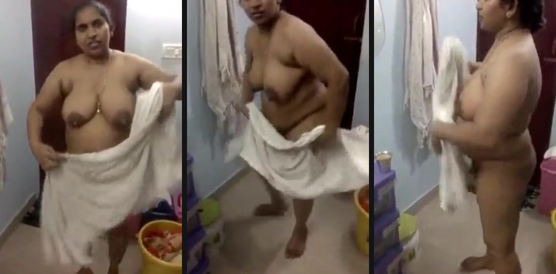 Coimbatore MILF StayAtHome nudes | Coimbatore MILF StayAtHome nudes shared online by her secret lover. The guy used his mobile camera to film this sexy desi MILF who came out of bathroom fully nude and towel herself dry.