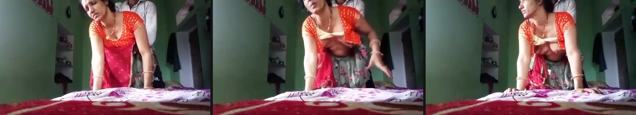 Desi Bhabhi's sex MMS with her perverted Devar