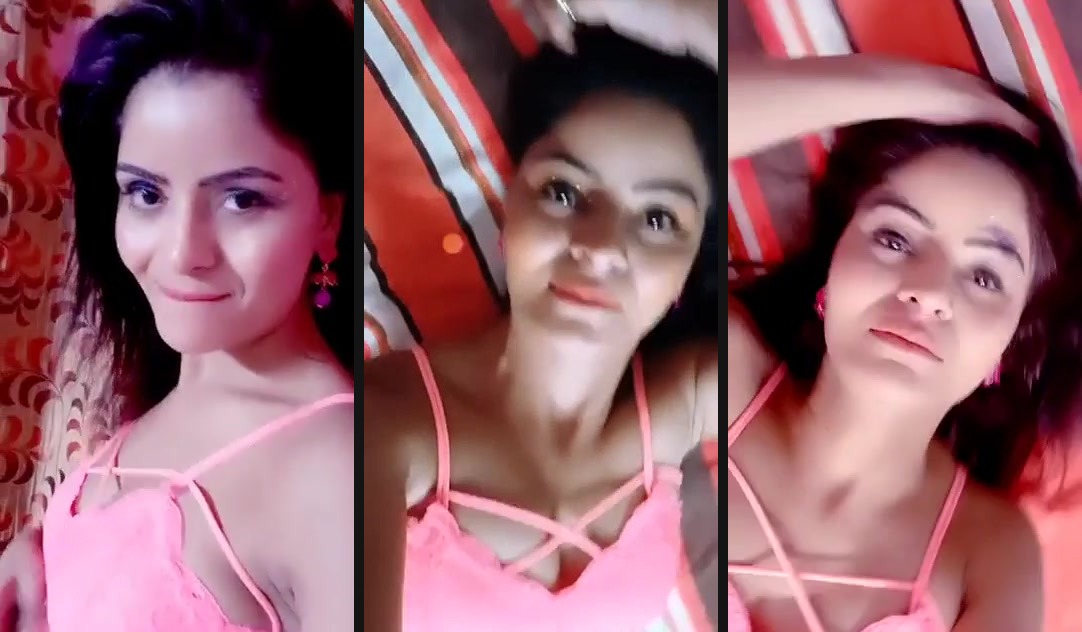 Indian model actress Gehana Vasisth sexy live video | Sexy Indian model actress Gehana Vasisth sexy live video is shared here. This model-actress from India Gehana Vasisth arrested for allegedly shooting and uploading porn videos on a porn website.