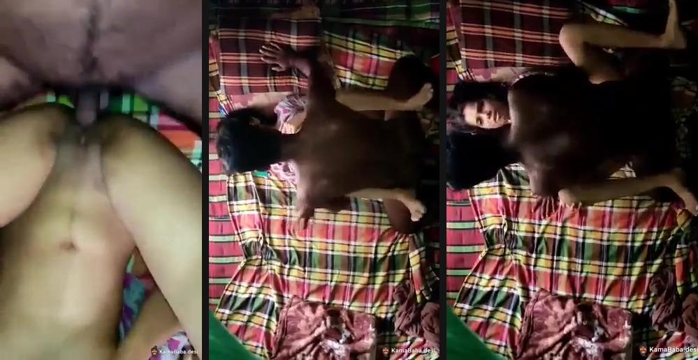 Horny BF almost tears his GF's tight pussy in the blue film