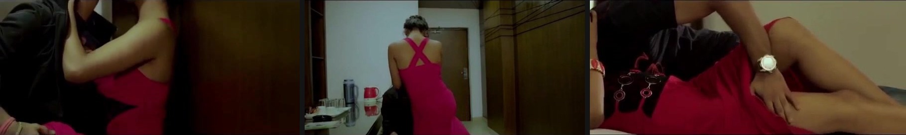 Hot babe seduces the guy and fucks him in adult web series