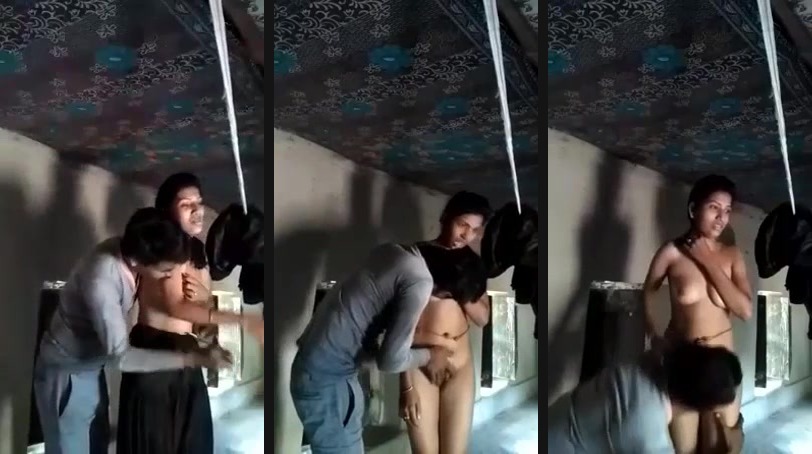 Indian barber stripping his clients daughter at home | Video of Indian barber stripping his clients daughter at home. He had an eye on this beautiful figured girl who was his clients daughter. - HD Video
