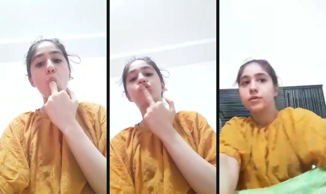 Indian leaked MMS of a Punjabi girl playing with her cunt