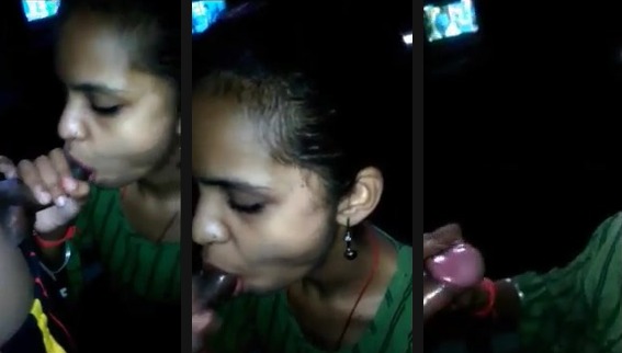 Malur randi sucking black cock of client | Karnataka: Sexy Malur randi sucking black hard cock of her client is shared online. Holding the black hot cock with her hand; she sucks it up and down the shaft. - HD Video