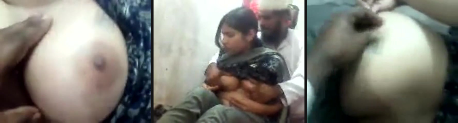 Maulavi and a hijabi lady's halala in Pakistani xxx MMS - Sex Video