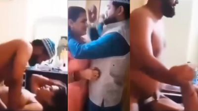 Muslim man fucks his son's school teacher in Indian porn