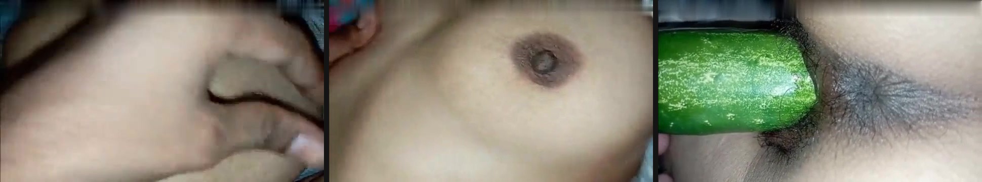 My BF fucks my asshole with a cucumber