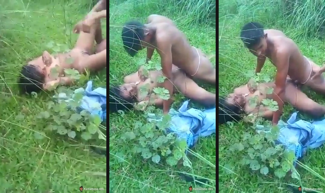 Outdoor Indian sex video of a whore with a college group