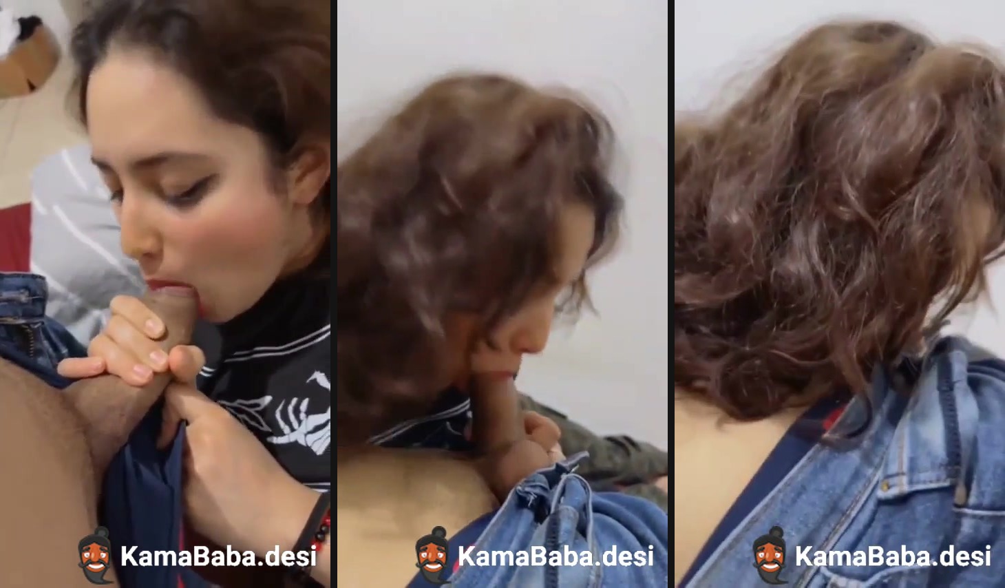 Sexy GF gives an Indian blowjob to her nasty lover
