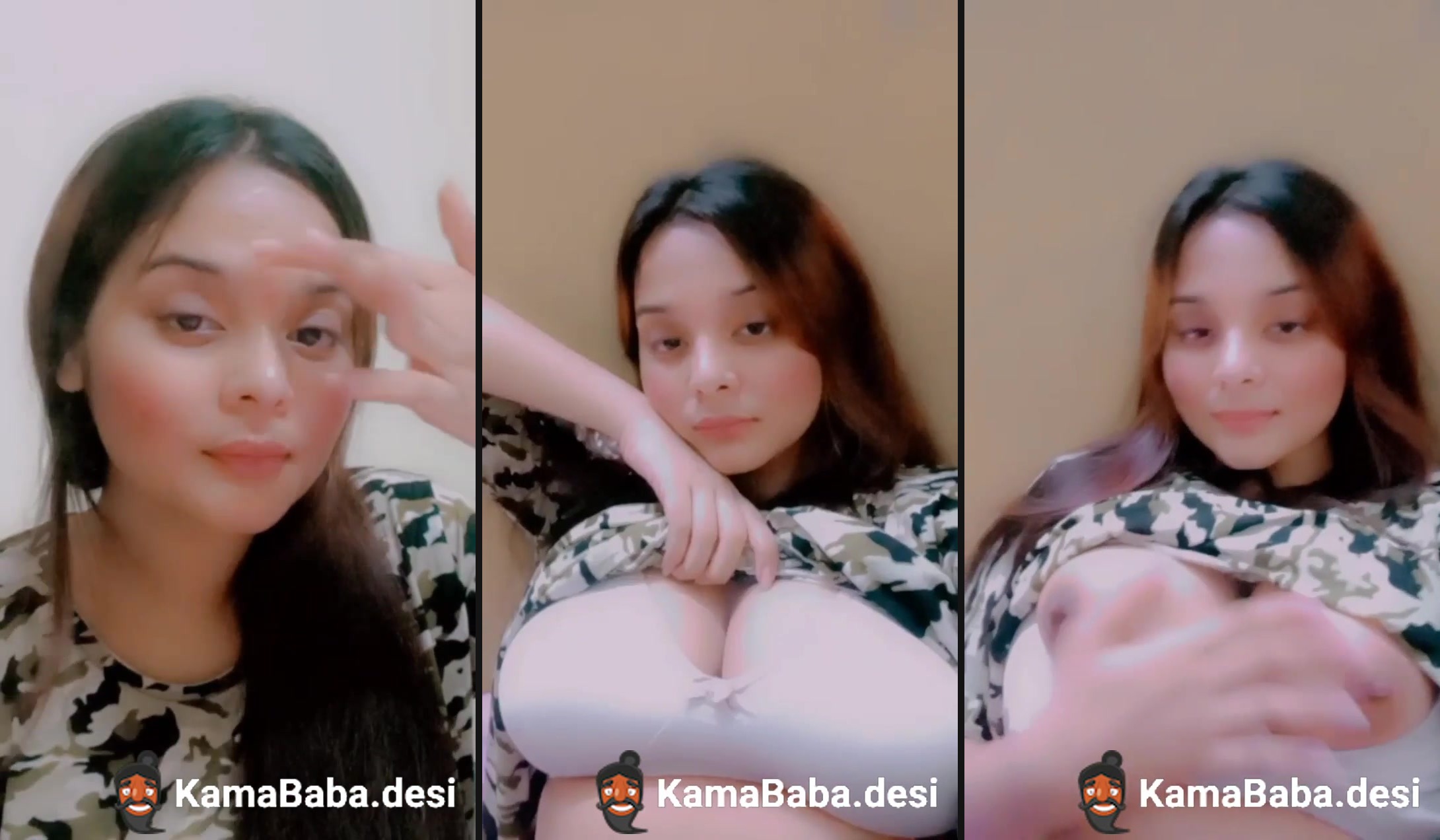 Sexy social media influencer exposes her big boobs - XXX Clip