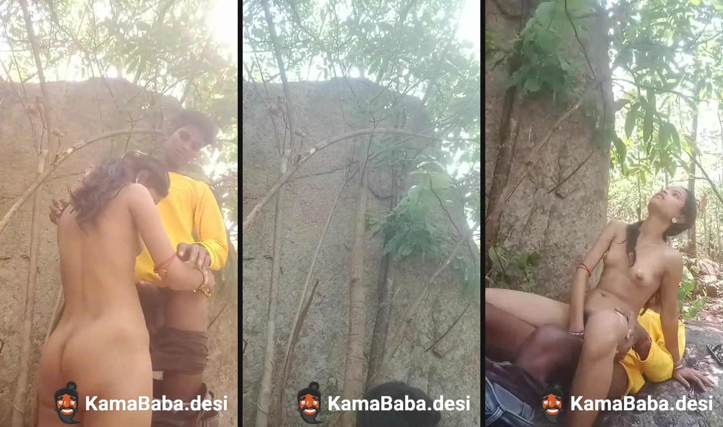 The guy enjoys desi outdoor sex with a married lady