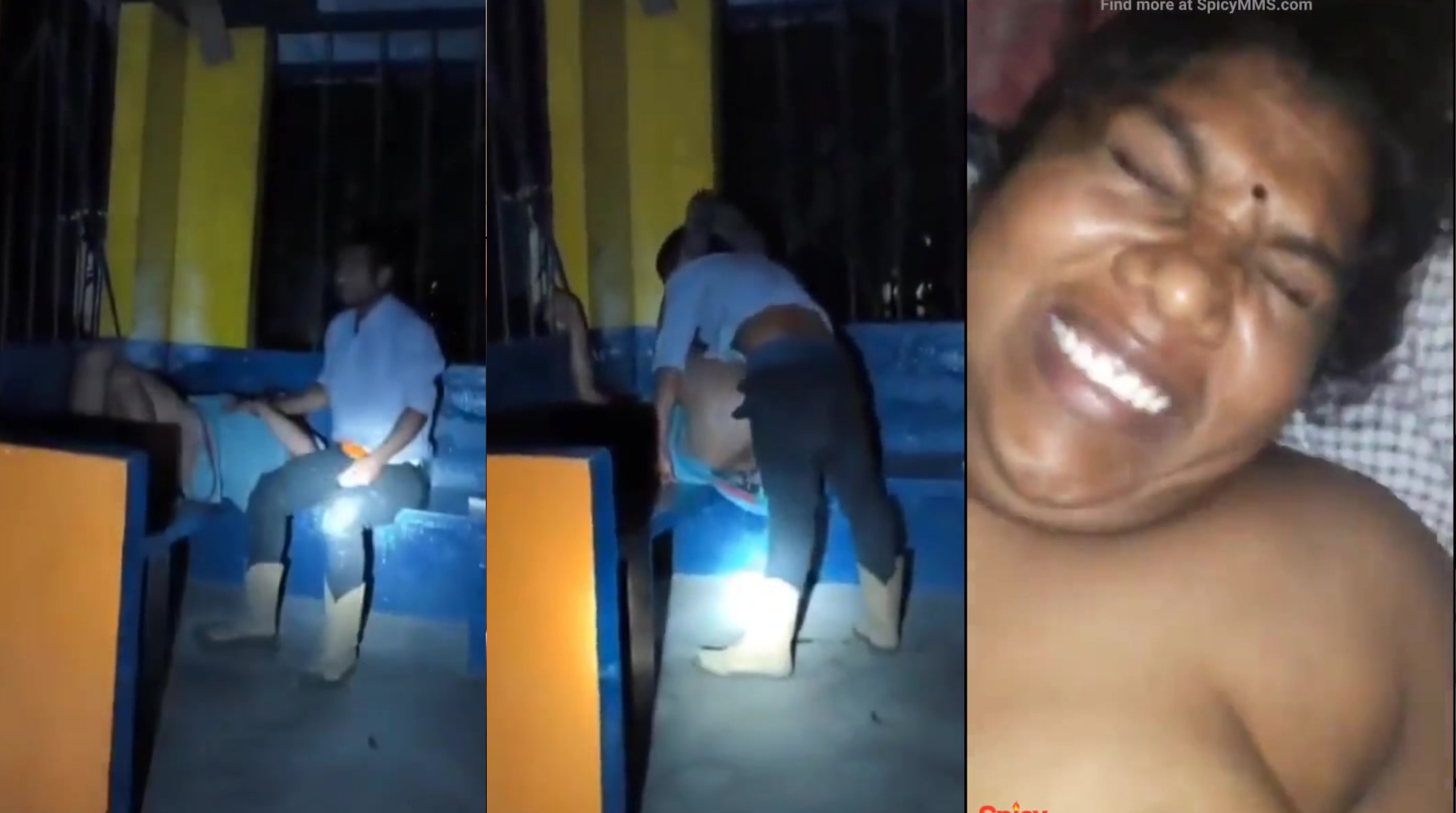 Desi Village Bhabhi Fucking With Watchman On Bus Stop