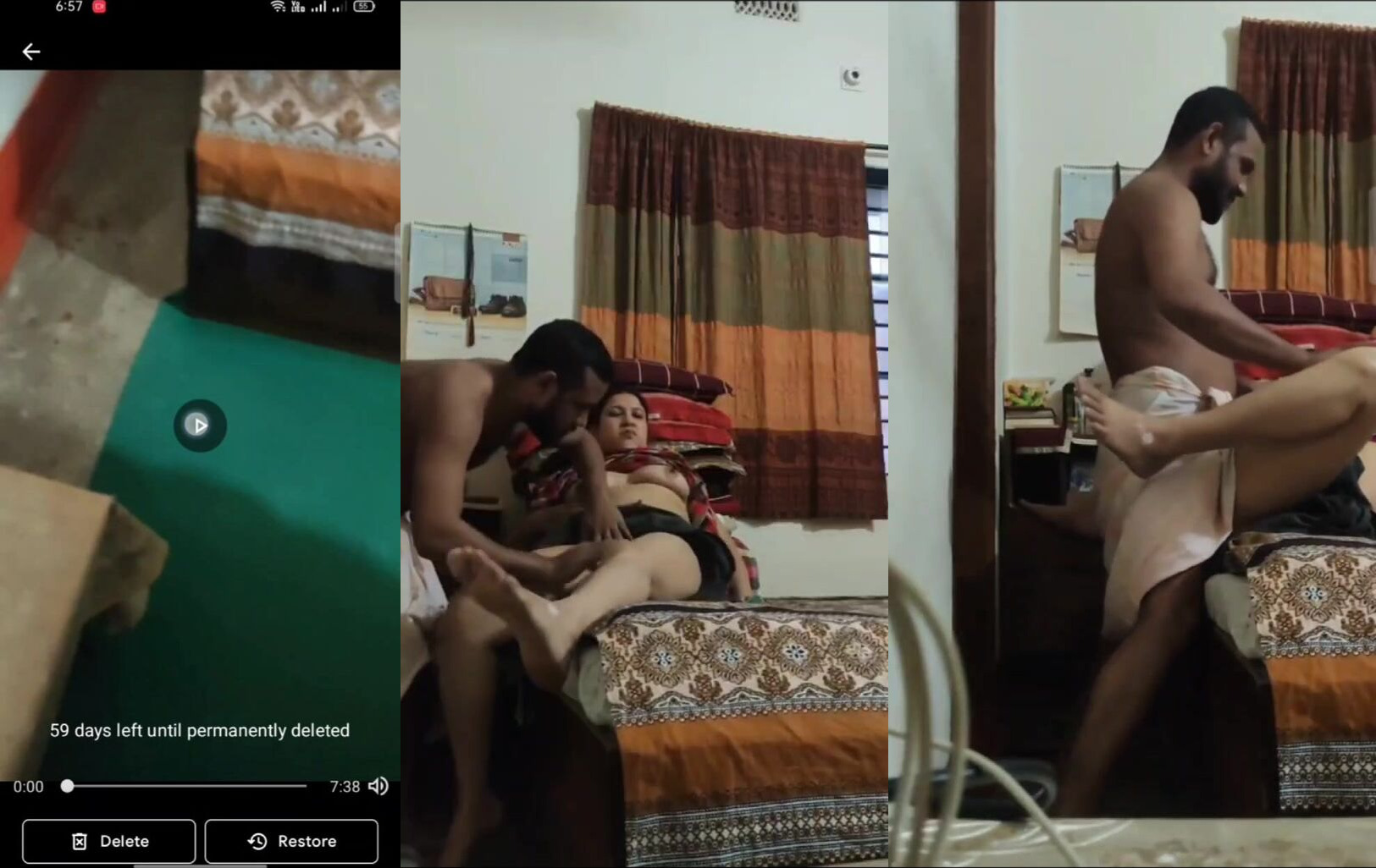 House worker enjoying fucking owner mistress on bed - Free Watch Online