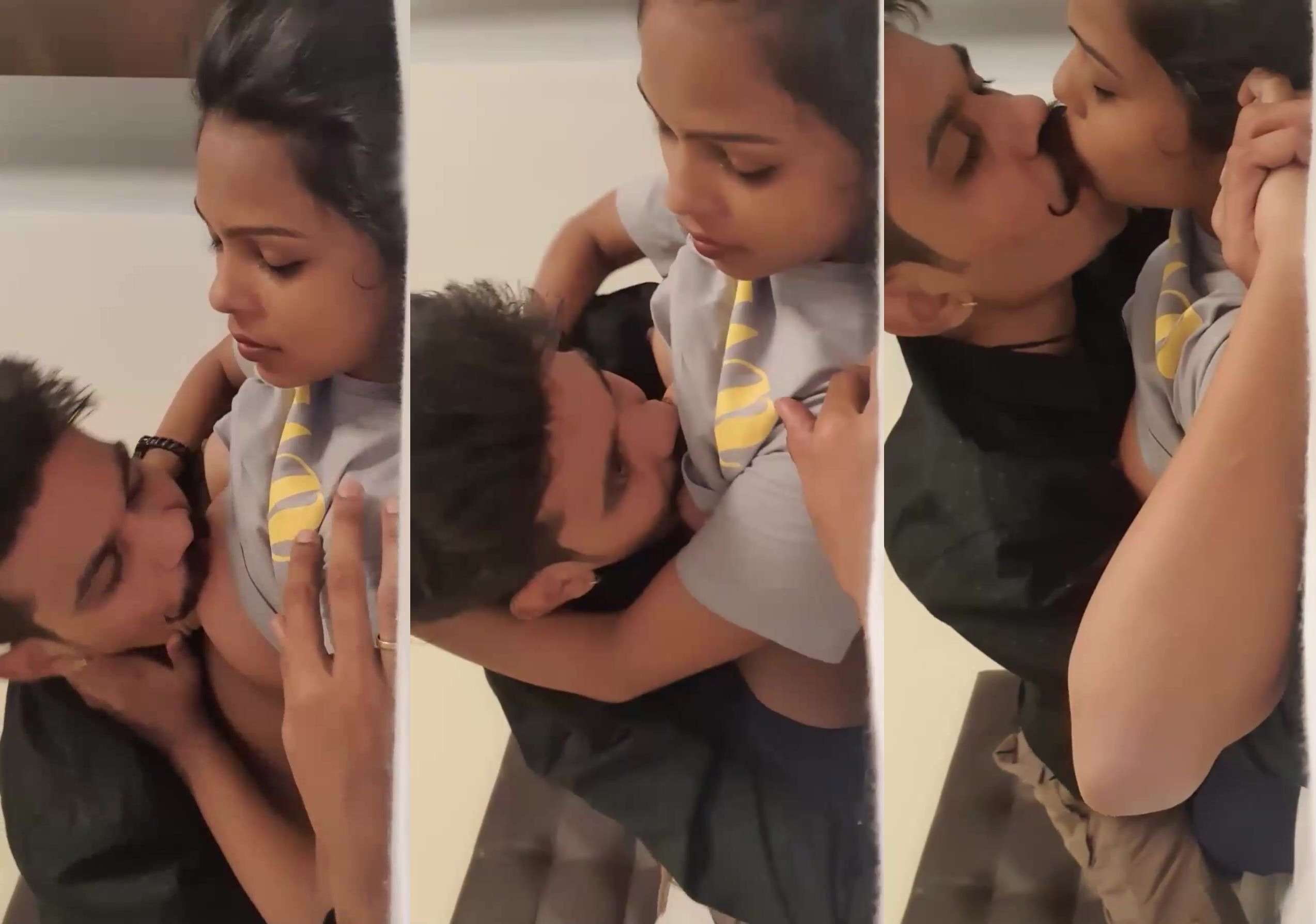 Marathi horny guy arousing girlfriend with boobs sucking - Free Online