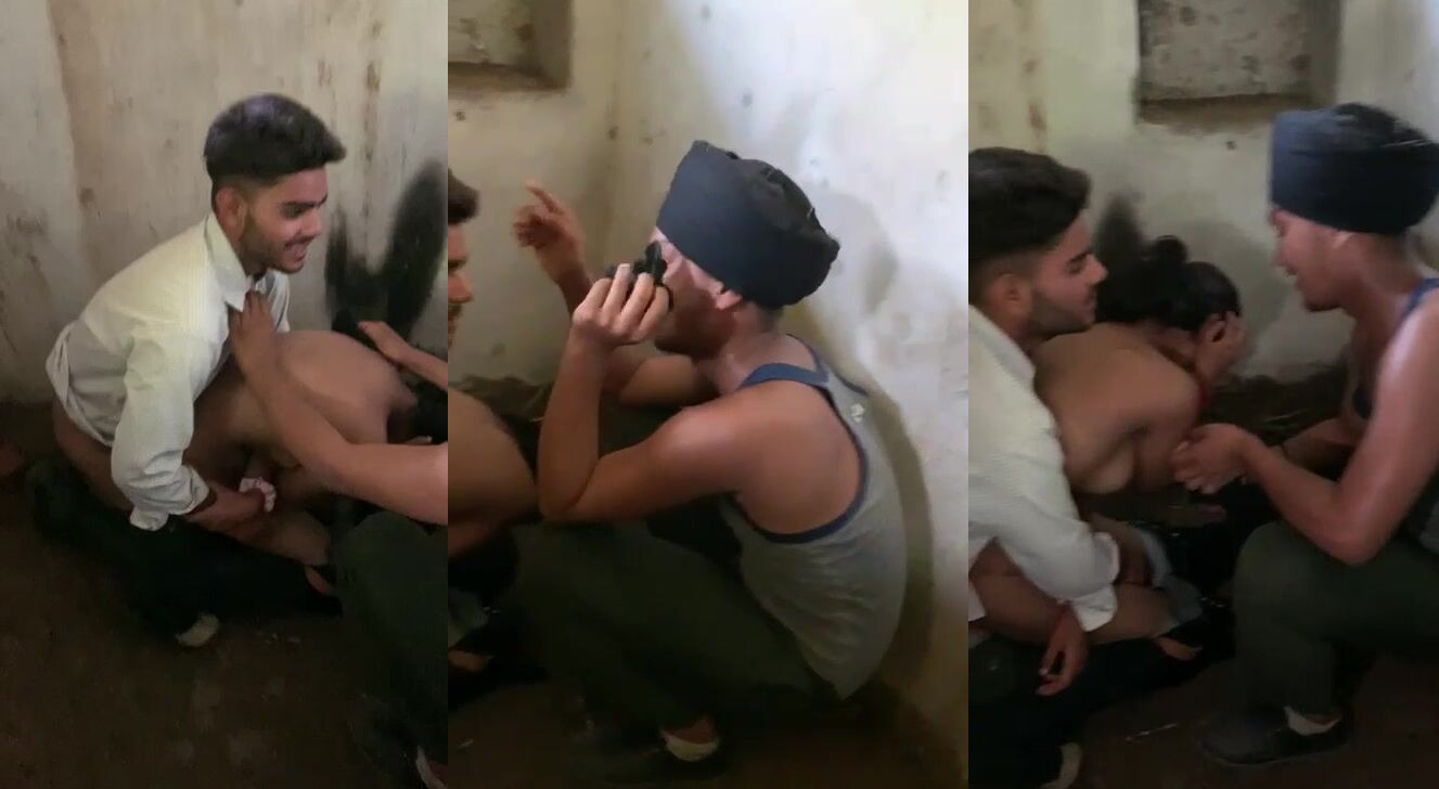 Punjabi young kudi enjoyed sex with her three classmates cocks - HD Video