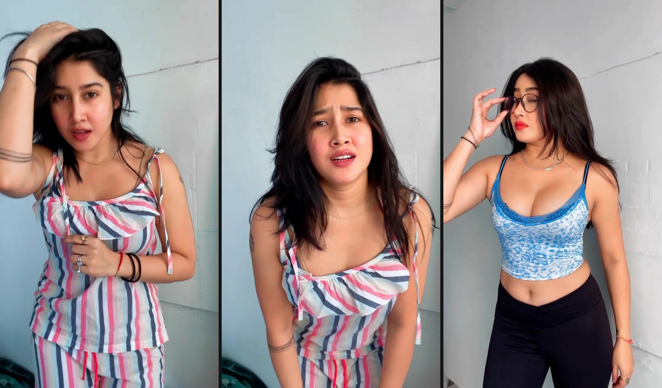 Sofia Ansari's sexy moves on TikTok | She is from Gujarat and her size is 34C. - Free Online
