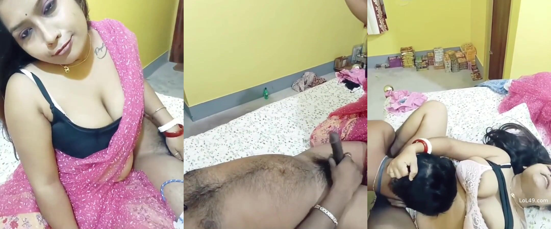 Super horny bhabhi hot oral sex and foreplay with lover