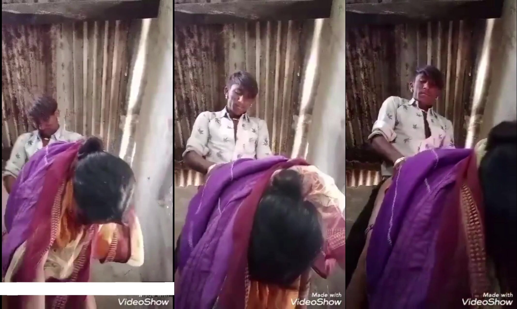 Tribal village boy fucking local bhabhi in shed