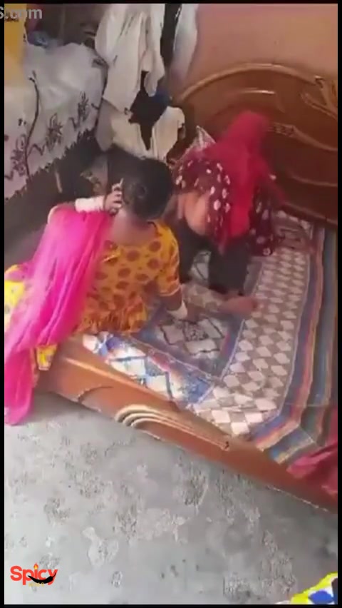 Village Wife Shared His Husband With Neighbour Woman For Money - SL Leaked