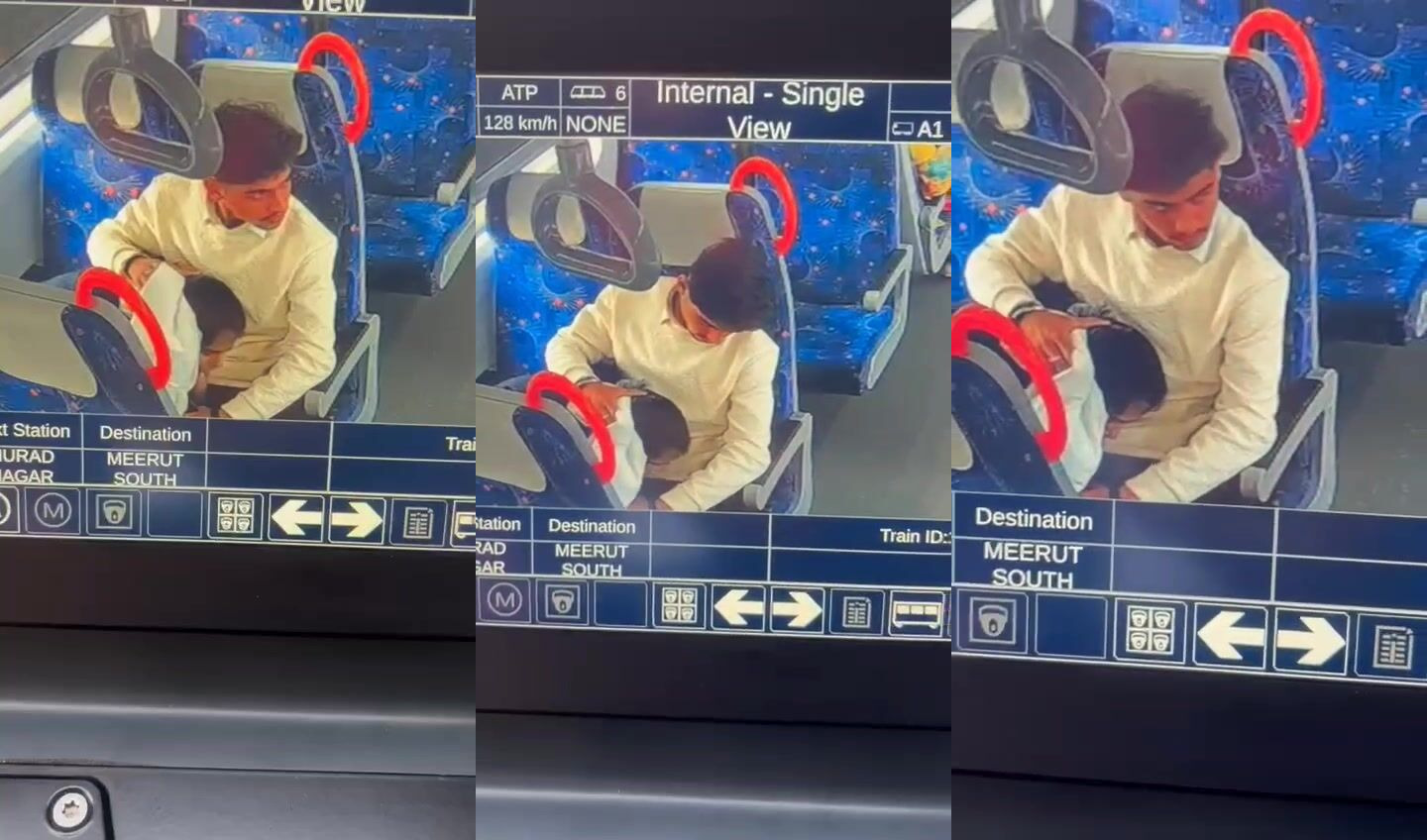 Viral mms of the Meerut couple blowjob in metro train - HD Video