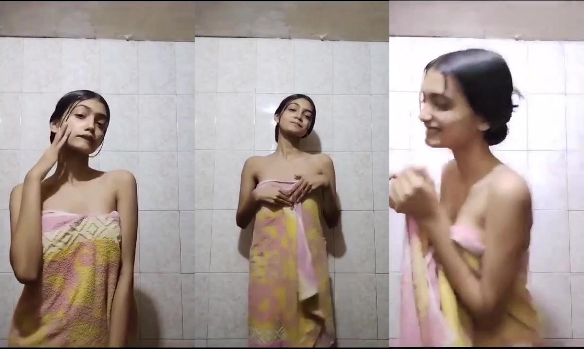 SL School Girl Chathu – Sri Lanka ටවල් එකත් ගලවගෙන එයාගෙ දාංගලේ | SinhalaHub - Sri Lankan HD Video