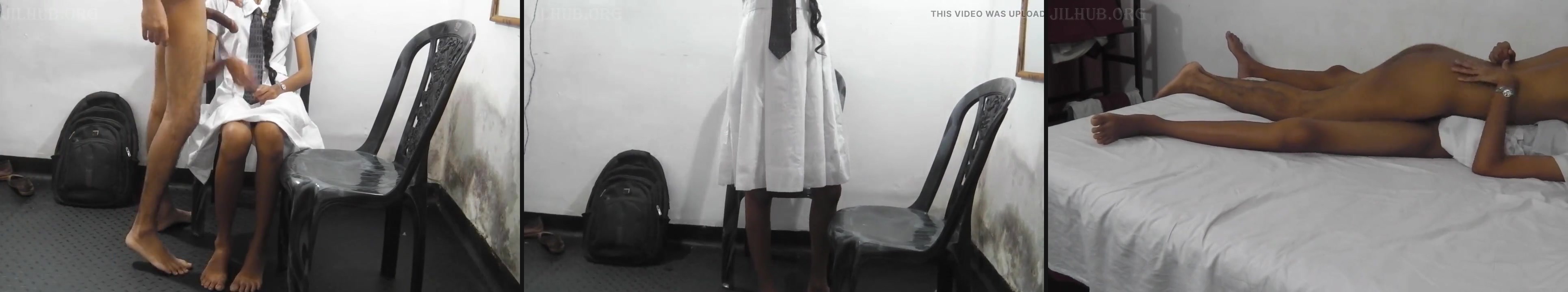 sri lankan school girl fuck with her best friend in hotel room